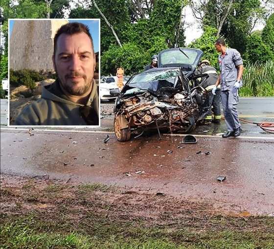 O professor morreu ainda no local do acidente.