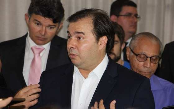 Rodrigo Maia concede entrevista coletiva a imprensa de Mato Grosso
