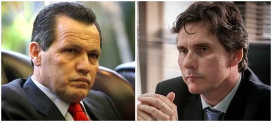Ex-governador Silval Barbosa (à esquerda) e Rogério Gallo.
