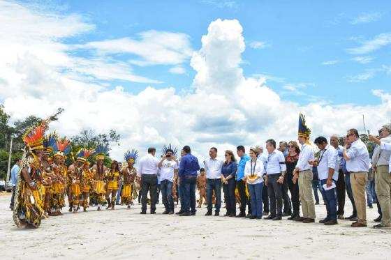 1º Encontro Nacional de Grupo de Agricultores Indígenas, na Aldeia Matsene Kalore, em Campo Novo do Parecis (396 km a Noroeste de Cuiabá).