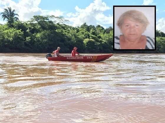 Mulher passou mal e morreu após chegar a margem do Rio Paraguai.