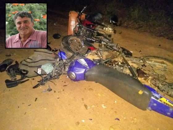 Ex-vereador morreu na hora após bater moto em outra. 