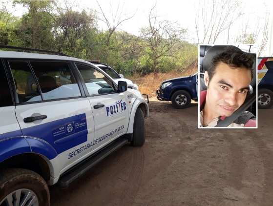 O corpo estava dentro do porta-malas de um carro; ambos queimados.