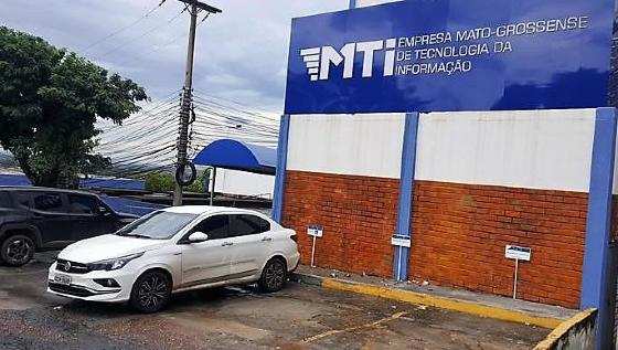 Fachada da MTI, no Centro Político Administrativo de Cuiabá