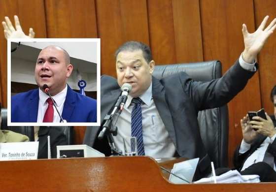 Troca de 'farpas' ocorreu entre os vereadores Toninho de Souza e Abílio Júnior.