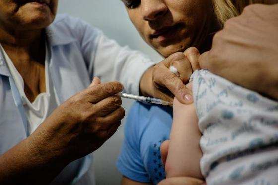 Em Cuiabá, a vacinação não atingiu a meta.