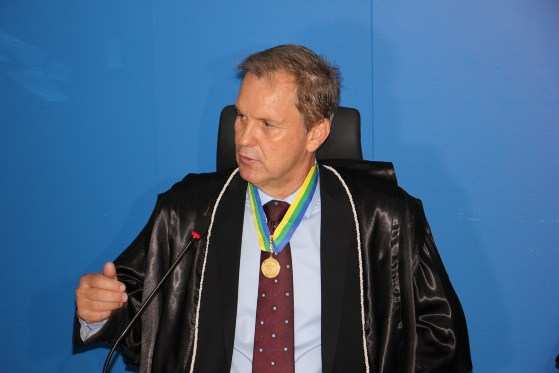 Presidente do TRE MT, Gilberto Giraldelli.