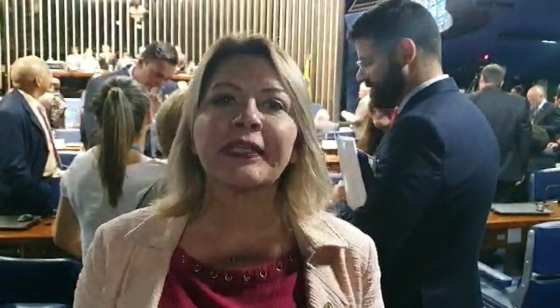 Senadora Selma Arruda (PSL) publicou vídeo nas redes sociais.