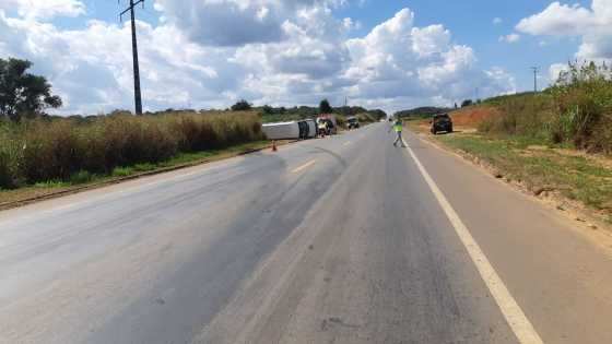O acidente aconteceu no km 770, em Sorriso.