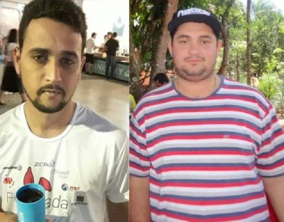 Da esquerda para direita, Renato e Magnum.