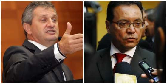 Deputados Dilmar Dal Bosco (à esquerda) e Eduardo Botelho, ambos do DEM