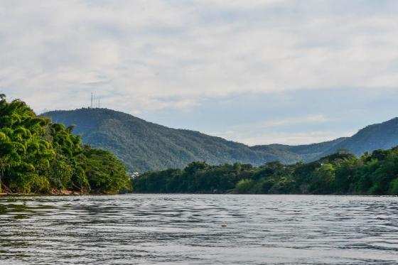 O rio Araguaia banha os estados de Goiás, Mato Grosso, Tocantins e Pará