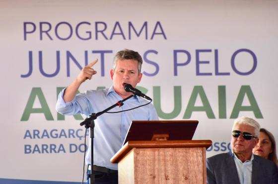 Governador usou seu discurso durante lançamento de projeto ambiental para pedir pedir aprovação da reforma.