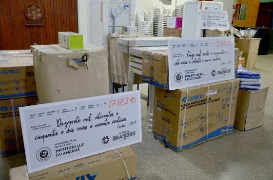 Foram entregues 530 itens solicitados pelas 16 instituições de Cuiabá em Várzea Grande