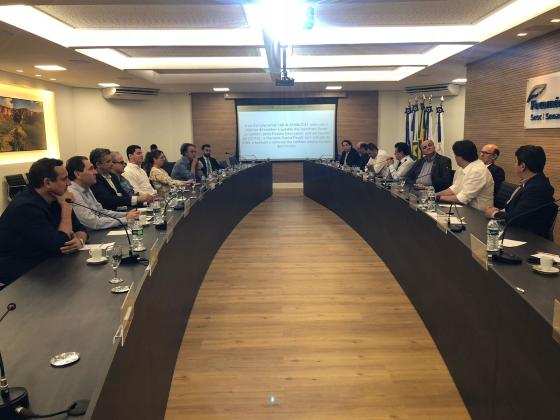 Reunião contou com vários empresário que representam o setor.