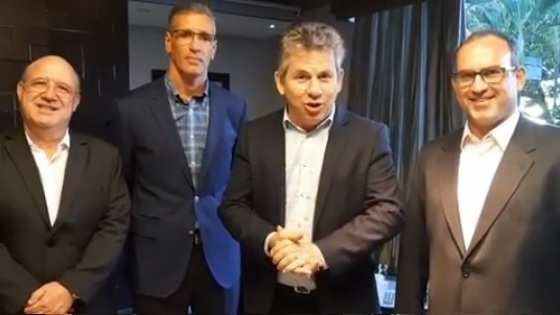 Anúncio foi feito logo após o governador se reunir com representantes da empresa no Palácio Paiaguás, em Cuiabá.