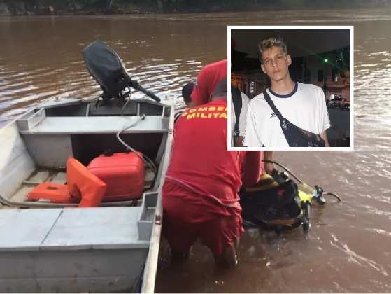 Jovem desapareceu no Rio Cuiabá, na região do bairro Coophamil.