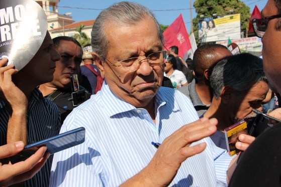 Jayme conversou com sindicalista antes da reinauguração da Santa Casa.