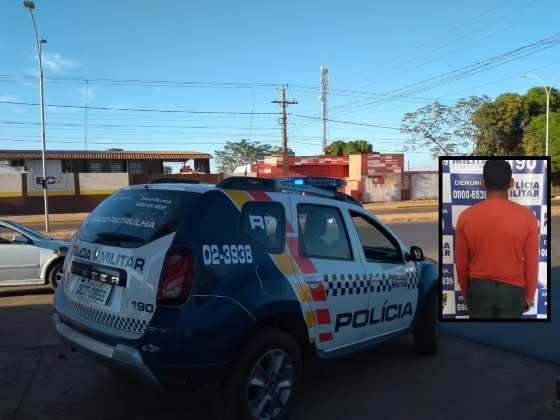 O tarado foi preso em flagrante pela Polícia Militar.