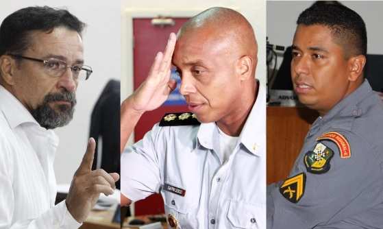 Coronéis Zaqueu, Evandro Lesco e o cabo Gerson Corrêa acusam participação de membros do MP em grampos.