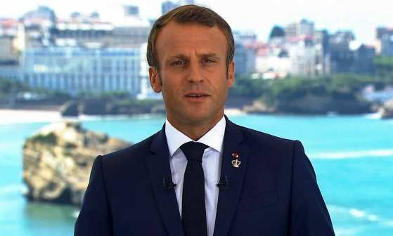 O presidente francês, Emmanuel Macron, pediu 