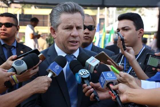 Mauro Mendes ressalta que o ex-ministro Blairo Maggi conseguiu verba de R$ 100 milhões para equipar novo PS.