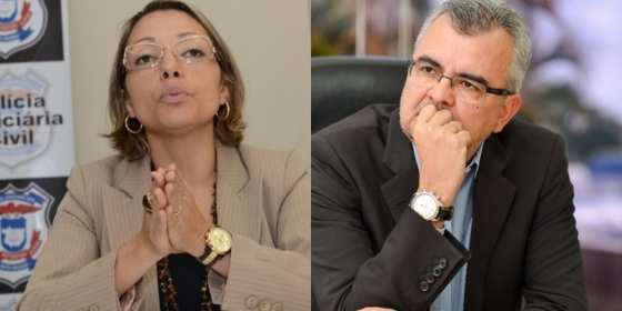 Alana Cardoso e Paulo Taques.