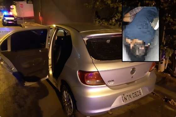 Thiago foi encontrado morto no Gol abandonado próximo ao PSM de Cuiabá.