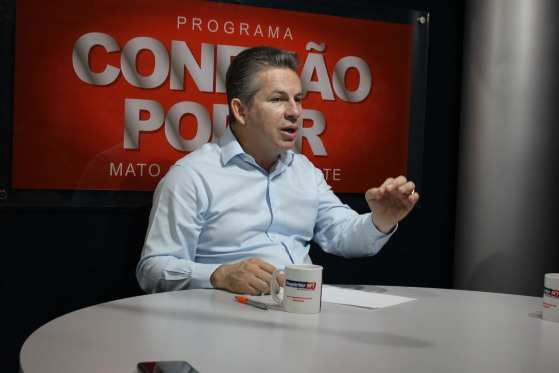 Governador Mauro Mendes em entrevista ao Conexão Poder.