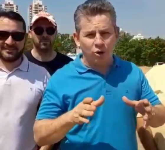 Governador e comitiva fizeram vistoria na manhã deste sábado.
