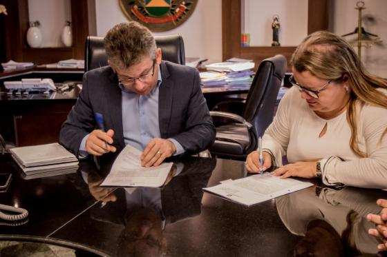 Reunião do governador Mauro Mendes com cúpula da Seduc 