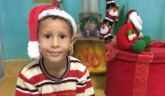 Samuel Victor da Silva Gomes Carvalho, 6 anos, está desaparecido desde a tarde de domingo (20).