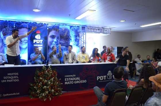 Allan Kardec foi eleito para dirigir o partido neste sábado (26) durante encontro da sigla em Cuiabá.