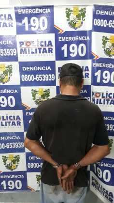 N.B.C. foi preso em flagrante.