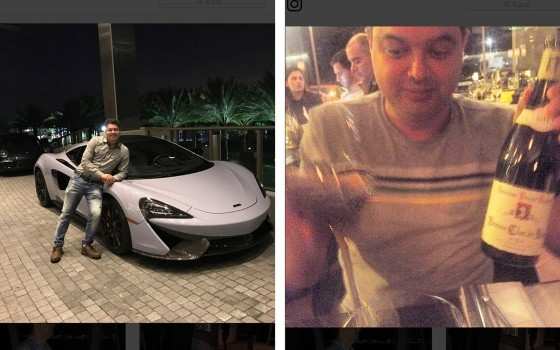 Adson aparece ao lado de carro de luxo e bebida em Mônaco em seu Instagram