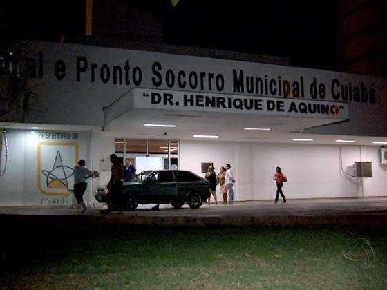 A vítima foi encaminhada ao Pronto-Socorro municipal.