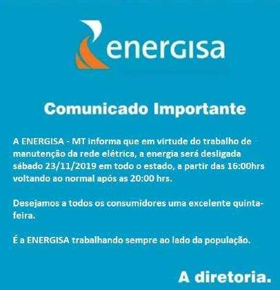 Energisa informa que comunicado nas redes sociais é fake news