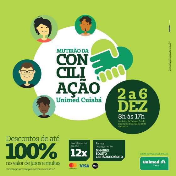 A negociação pode ser realizada somente pelo titular do plano.