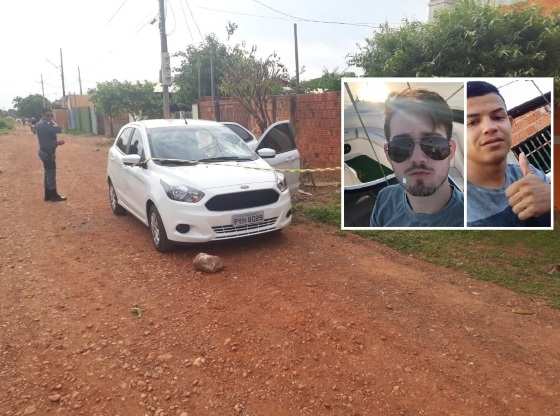 Pedro (de óculos)  foi assassinado por Vanderson, em outubro de 2018.