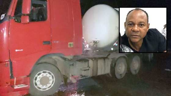 A carreta Volvo da vítima foi atingida na lateral por uma Scânia.