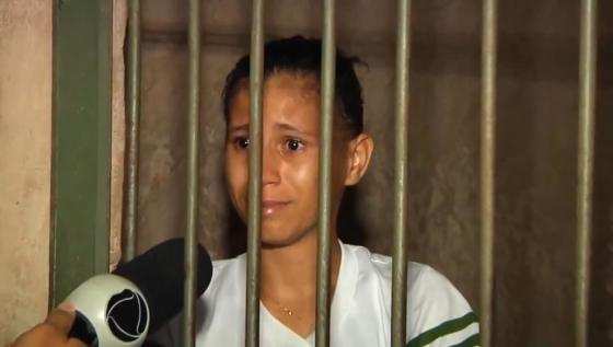 Fabíola falou sobre o crime de dentro da cadeia.