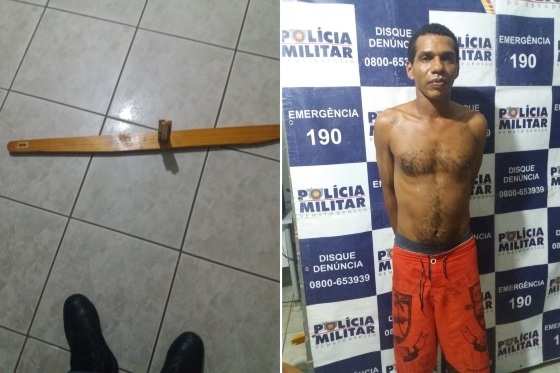 O agressor foi preso em flagrante pela Polícia Militar.
