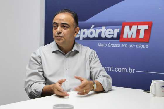 O secretário de Cultura, Esporte e Turismo de Cuiabá, Francisco Vuolo em entrevista ao RepórterMT