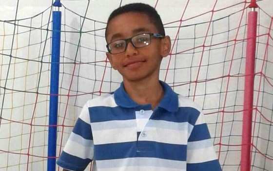 Igor Domeneguetti, de 12 anos, morreu após ter cabeça atingida por trave de gol em Cristais Paulista, SP