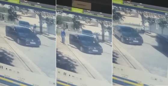 O assalto aconteceu à luz do dia no bairro Santa Cruz.