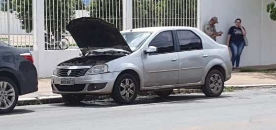 Chamas foram extintas pelos bombeiros. 