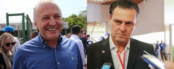 Otaviano Pivetta, vice-governador, e Carlos Fávaro, responsável pelo Escritório de Representação de MT em Brasília