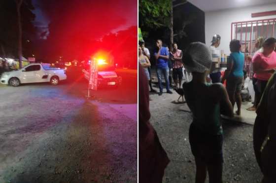 O garoto morreu ainda na propriedade rural onde estavam os familiares.