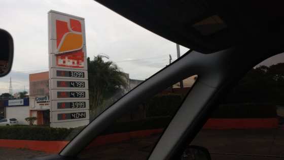 Etanol está acima dos R$ 3 na Capital.