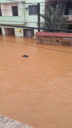Alfredo Chaves foi o município onde mais choveu no Espírito Santo nas últimas 24 horas, com 249.2 milímetros de chuva.